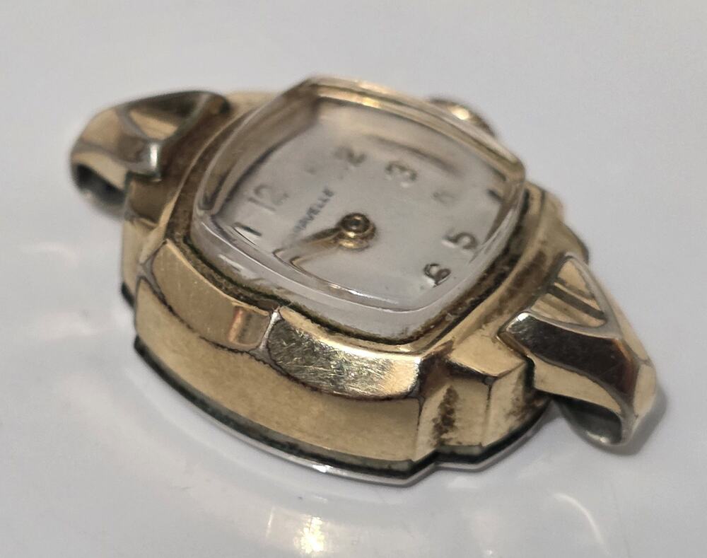 Vintage Caravelle Woman's Wristwatch no band For Parts